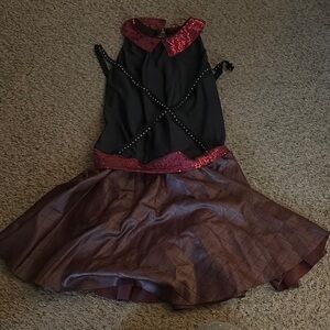 Stylish Dance Costume Dress with Sequins